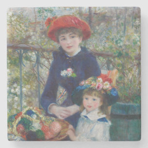 På terrassen, Impressionistiskt porträtt, Renoir Stenunderlägg