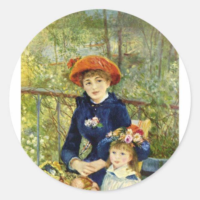 På Terrassen Runt Klistermärke (Framsida)