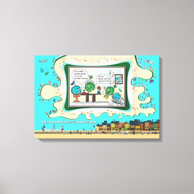 På The Atomic Residence | Apology 24x16 Canvastryck (Framsida)