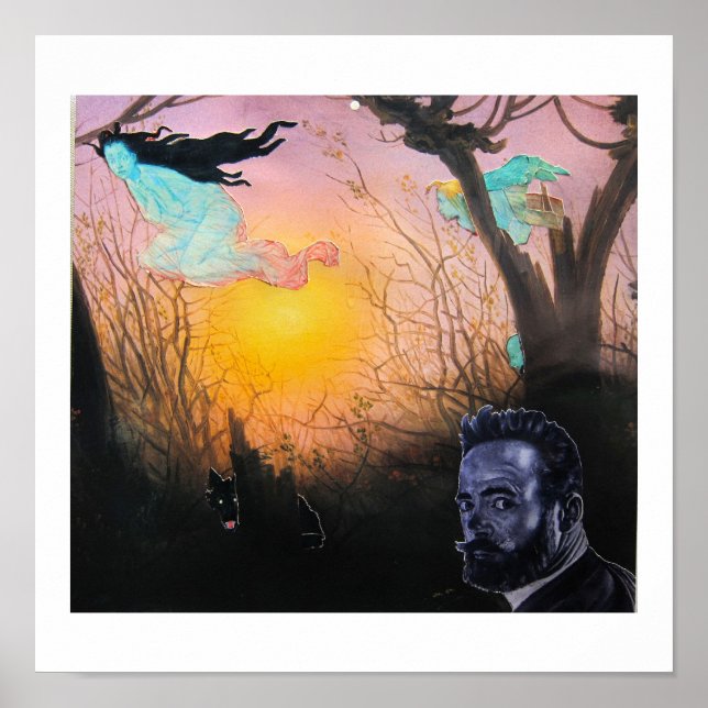 På Tidigt-kvällen: Fraga Sak-kollage Poster (Framsidan)