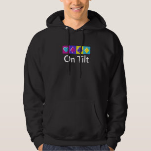 På Tilt Casino Poker Spelande Poker Spelare Spelar Hoodie