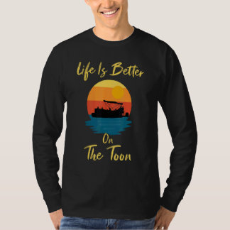På Toon Pontoon  Båt Båttur Pontooning 5 T Shirt