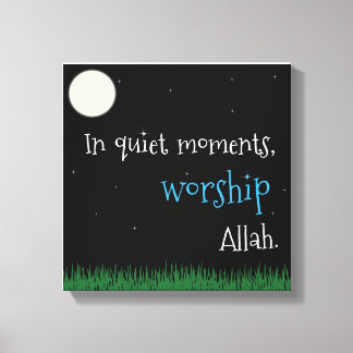 På tysta möten canvastryck