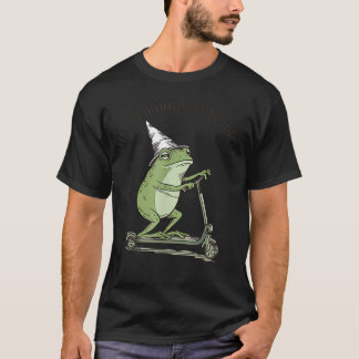På väg att begå fadergalenskaper Roligt T Shirt
