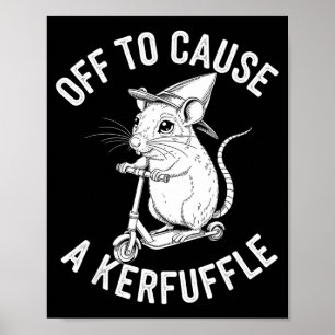 På väg att orsaka en röra rolig capybara skämt mem poster