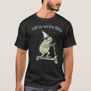 På väg att skriva IEPs Groda Lärare T Shirt