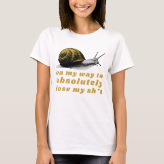 på väg att totalt tappa min t shirt