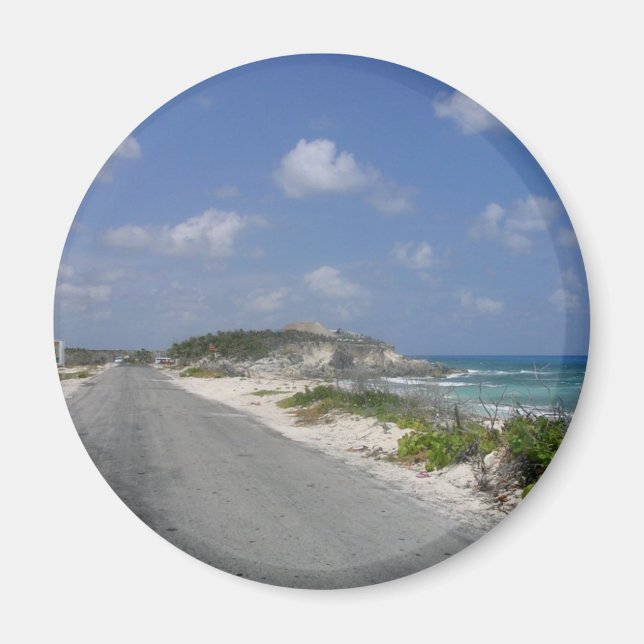 På väg - Cozumel, Mexiko Magnet (Framsidan)