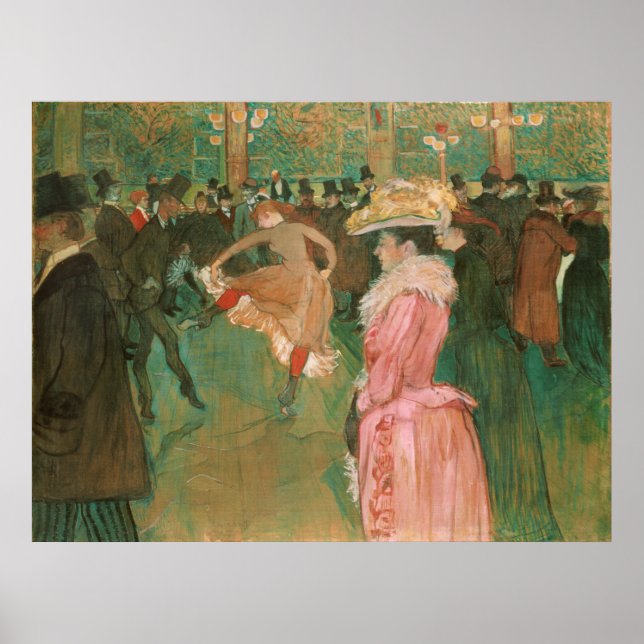På väg: Dance Toulouse-Lautrec Poster (Framsidan)