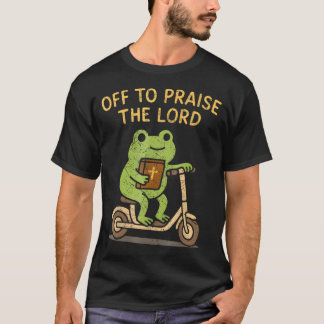 På väg för att prisa Grodyan Herren T Shirt