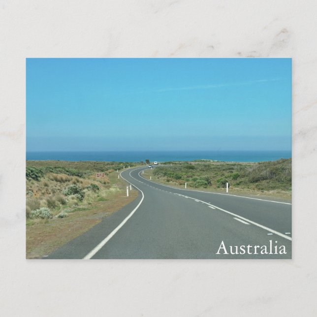 På väg i Australien Vykort (Framsida)