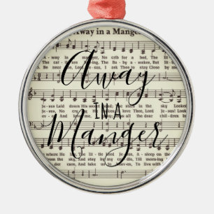 På väg i Manger Metall Ornament