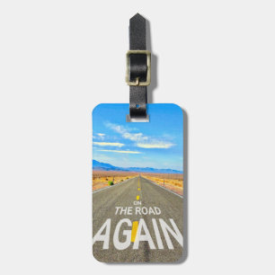 På väg igen, Blå himmel Photo Bagagebricka