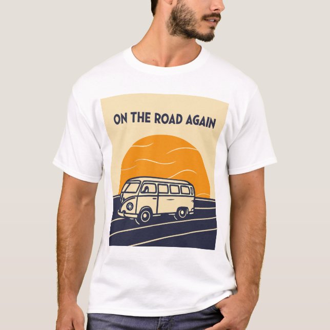 På väg igen, Buss 70-talet T Shirt (Framsida)