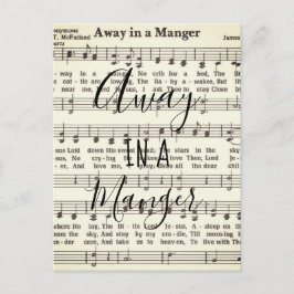 På väg in i en Manger Vykort