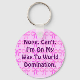 På väg-knapp Nyckelring