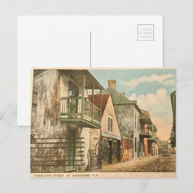 På väg med Lovecraft Charlotte Street Helg Vykort (Fram/baksida)