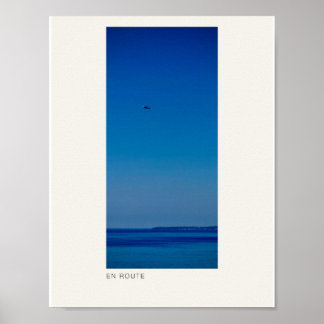 PÅ VÄG — Minimal Flygfotografi Konsttryck Poster
