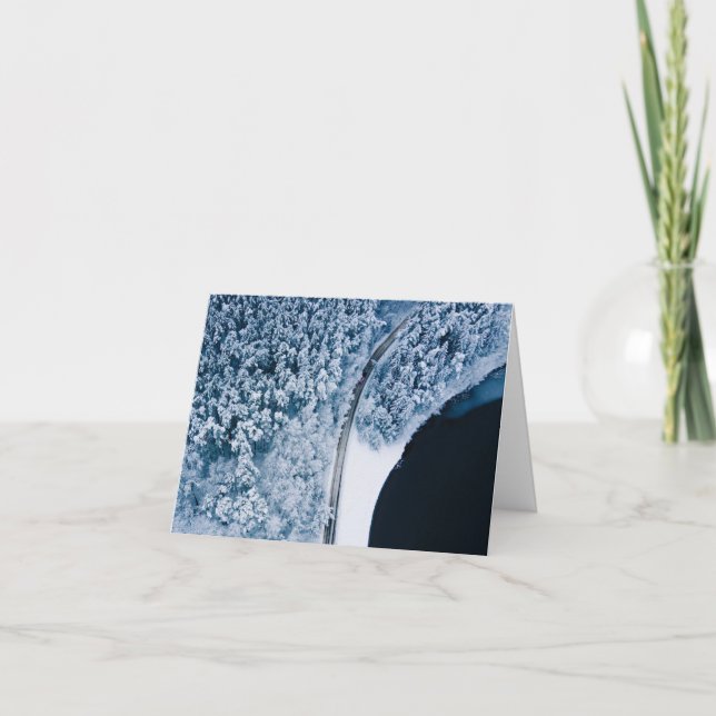 På väg mot jul kort (Framsida)