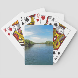"på väg nedströms flod" samling spel kort