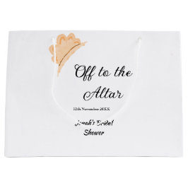 På väg till altaret orange mössa hatt bröllopsfest