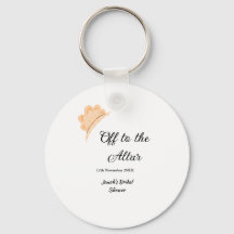 På väg till altaret orange mössa hatt bröllopsfest