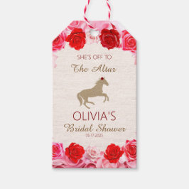 På väg till altaret Röda rosor bröllopsfest Presentetikett