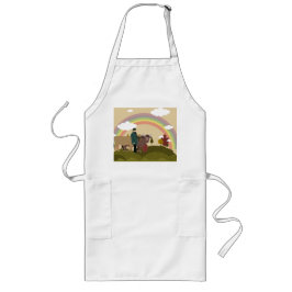 På väg till byn långt förkläde