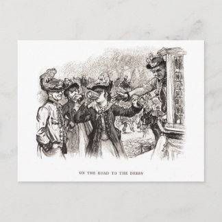 På väg till Derby Vykort
