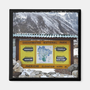 På väg till Everest, Himalaya - Nepal Magnet
