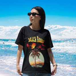 På väg till stranden vid havet t shirt