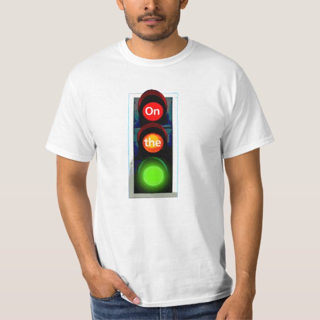 På väg - Trafik Ljus T-shirt (Framsida)