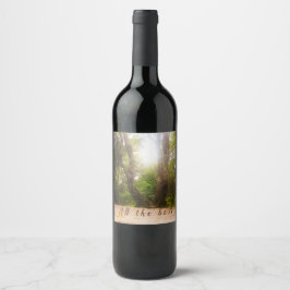 På väg...    vinflaska etikett