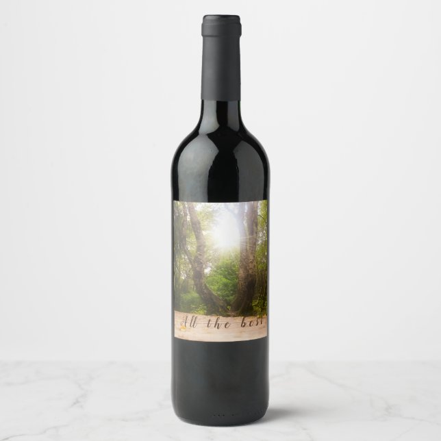 På väg...    vinflaska etikett (Framsida)