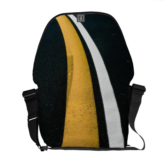 på vägen kurir väska (Öppen Baksida)