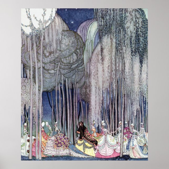På vägen till Dance av Kay Nielsen Poster (Framsidan)