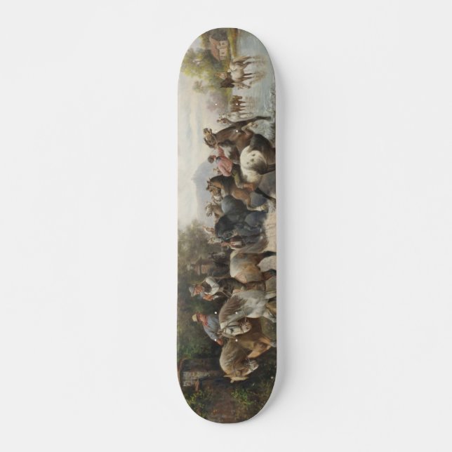 På vägen till hästmässan skateboard bräda 19,5 cm (Framsida)