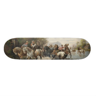 På vägen till hästmässan skateboard bräda 19,5 cm