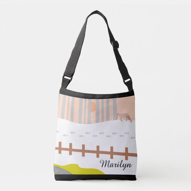 På vägen till Sioux Falls: Axelväska (Framsida)