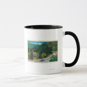 På vägen till stora träd från Santa Cruz Mugg