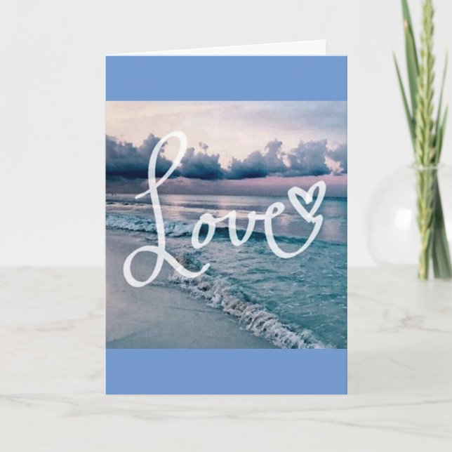 PÅ VÅR "ANNIVERSARY" KÄRLEK, DU/KÄRLEK US! KORT (Framsida)