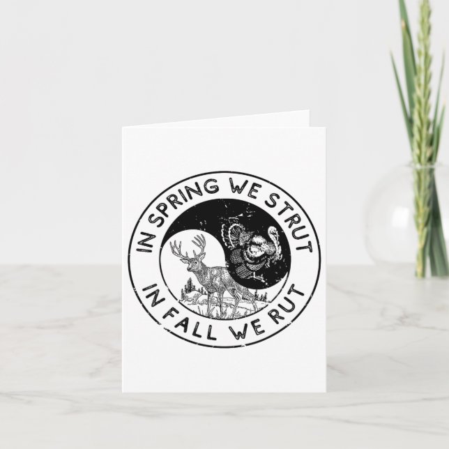 På våren struttar vi på hösten brunstsäsong kort (Framsida)