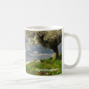 På världs muggen för kant (vår) kaffemugg