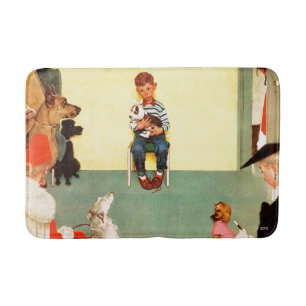 På vetsna av Norman Rockwell Badrumsmatta