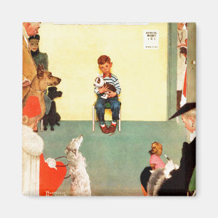 På vetsna av Norman Rockwell Magnet