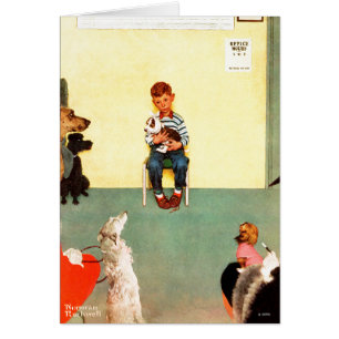 På vetsna av Norman Rockwell OBS Kort