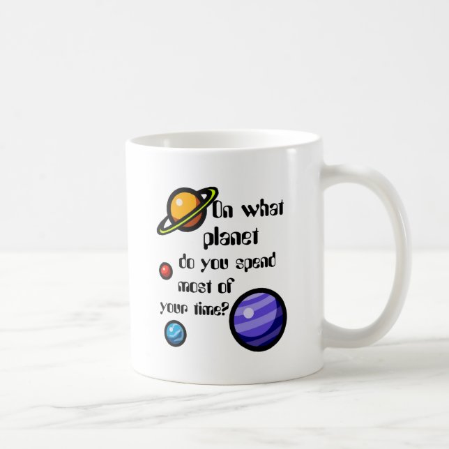 På vilket planet spenderar du mest av din Time? Kaffemugg (Höger)