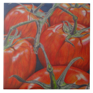 "På vinen" belägga med tegel Trivet Kakelplatta