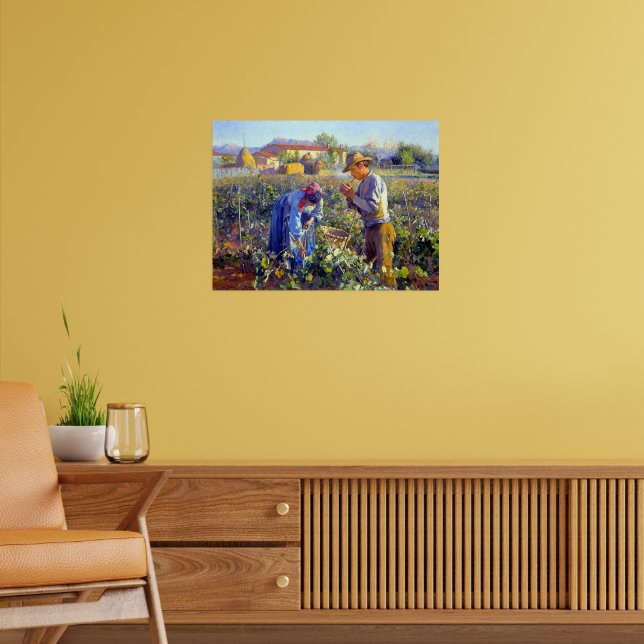 På Vineyard Elin Danielson-Gambogi 1898 Poster (Vardagsrum 2)