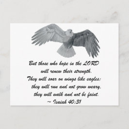 På vingar som Örnar - Is 40:31 Vykort